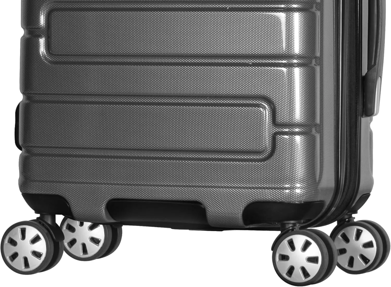 Olympia U.S.A. Nema 22-inch Carry On Luggage Expandable Lightweight Hardside Double 4 Wheel Spinner Suitcase with TSA Lock and Hidden Laptop Compartment