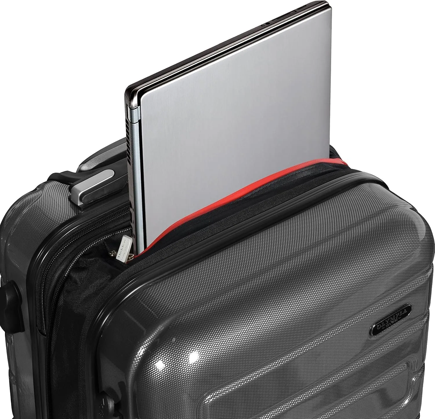 Olympia U.S.A. Nema 22-inch Carry On Luggage Expandable Lightweight Hardside Double 4 Wheel Spinner Suitcase with TSA Lock and Hidden Laptop Compartment