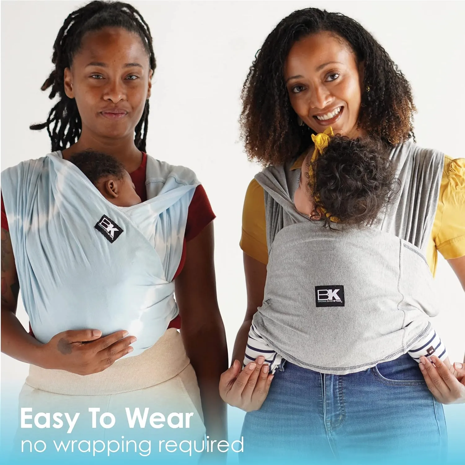 Original Baby K'tan Baby Carrier: #1 Easy Pre-Wrapped, Soft, Slip-On, No Rings, No Buckles | 5 in 1 Baby Sling Gift | The Best Hands Free Infant Wrap For Newborn to Toddler up to 35lb (See Size Chart)