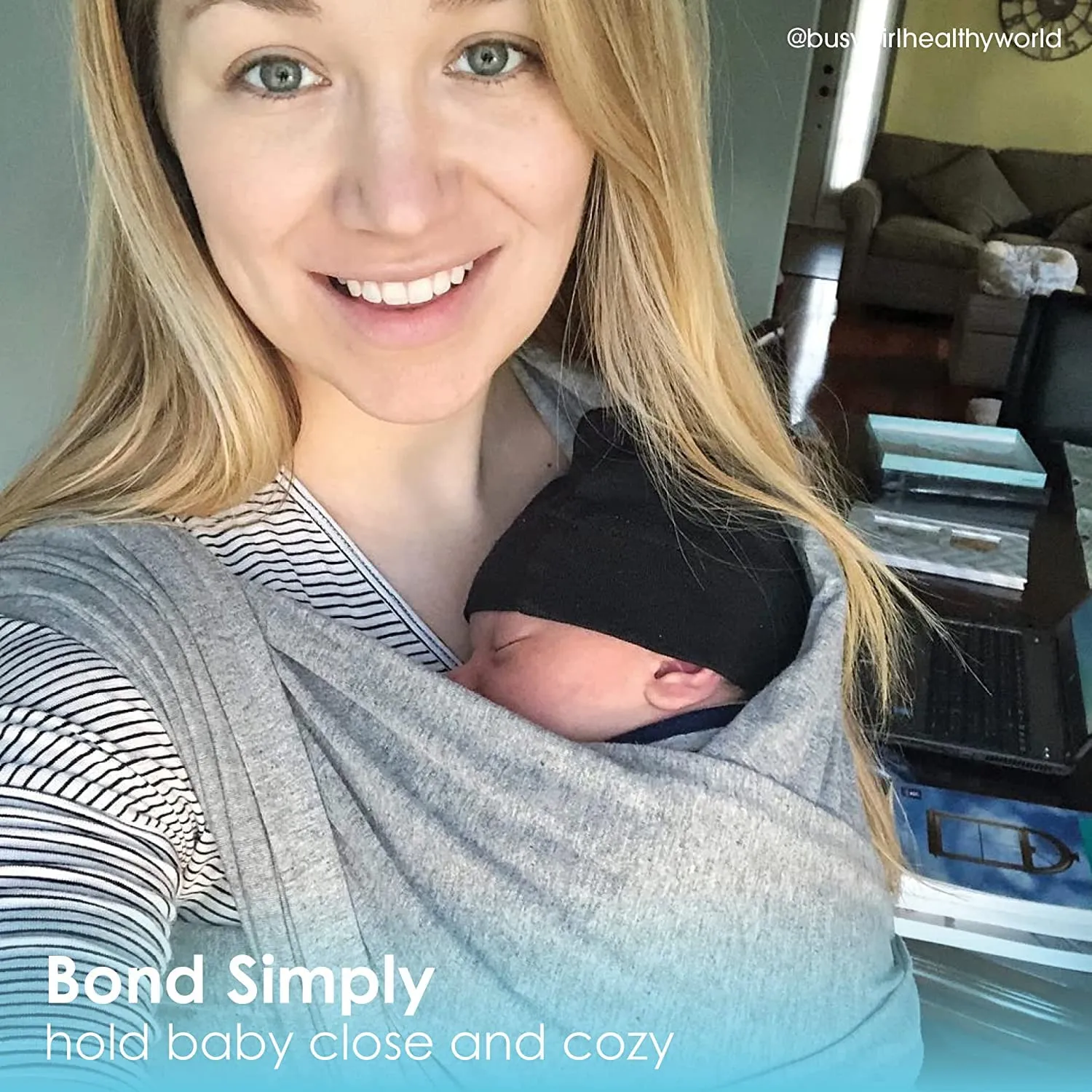 Original Baby K'tan Baby Carrier: #1 Easy Pre-Wrapped, Soft, Slip-On, No Rings, No Buckles | 5 in 1 Baby Sling Gift | The Best Hands Free Infant Wrap For Newborn to Toddler up to 35lb (See Size Chart)
