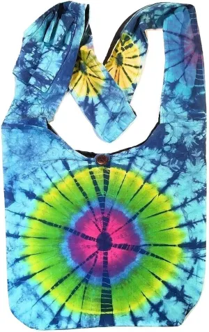 Original Collections Tie Dye Cross Body Shoulder Hippie Handbag Purse