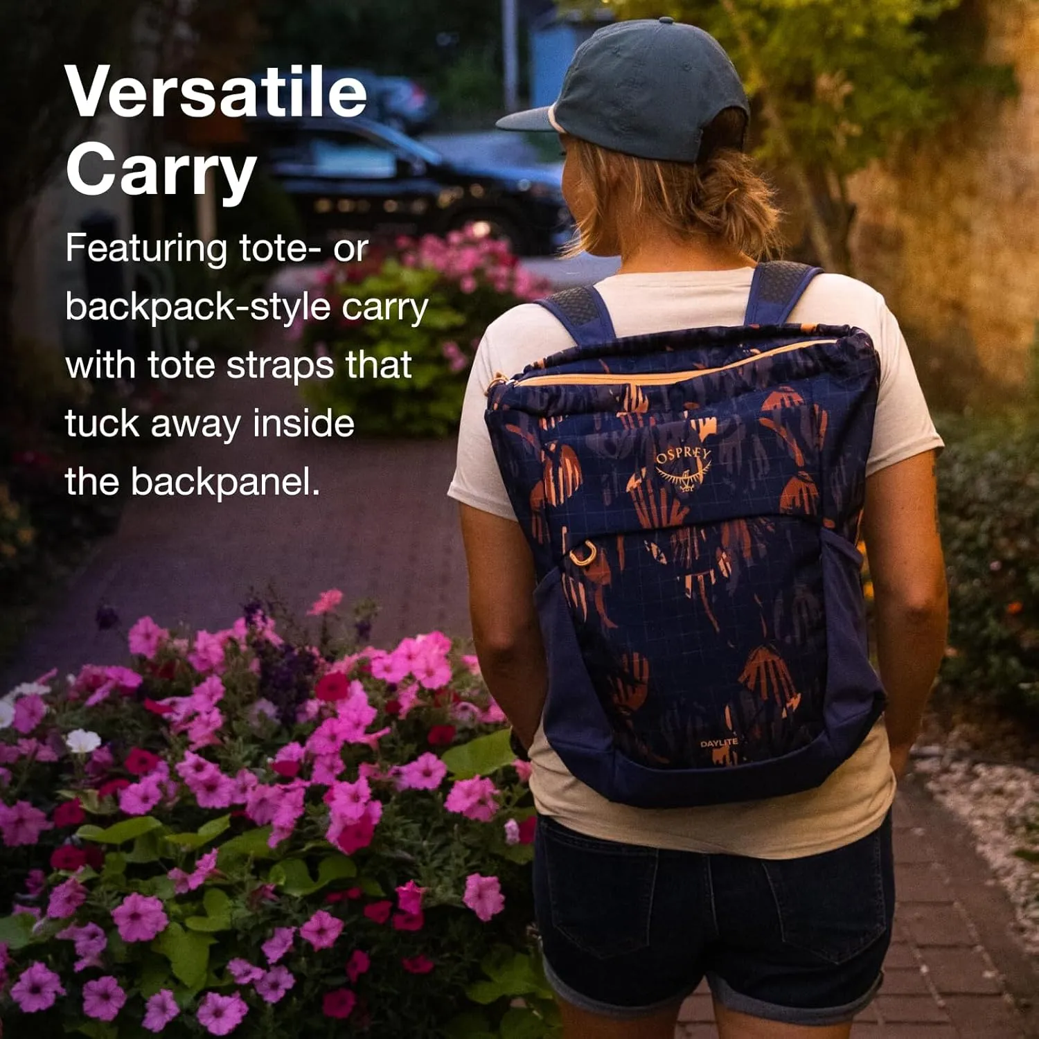 Osprey Daylite Tote Pack, Blue Spikemoss/Alkaline