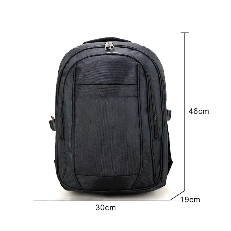 Oxford Cloth Men's Backpack Waterproof Man Business Casual Bag  Male Outdoor Travel Bagpack Large Storage Space Design