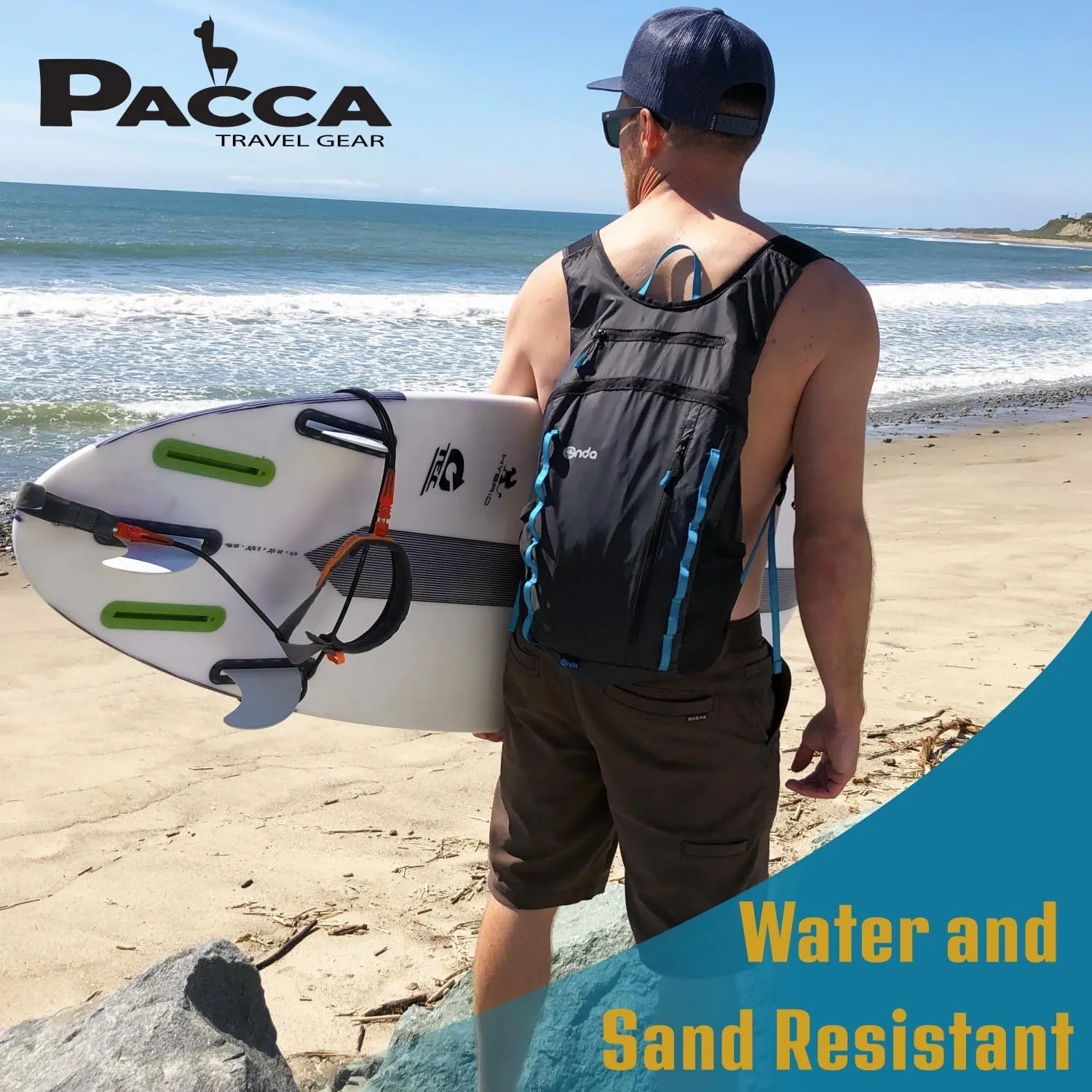 Pacca Onda 20L Packable Hiking Backpack | Ultralight Foldable Camping Day Pack