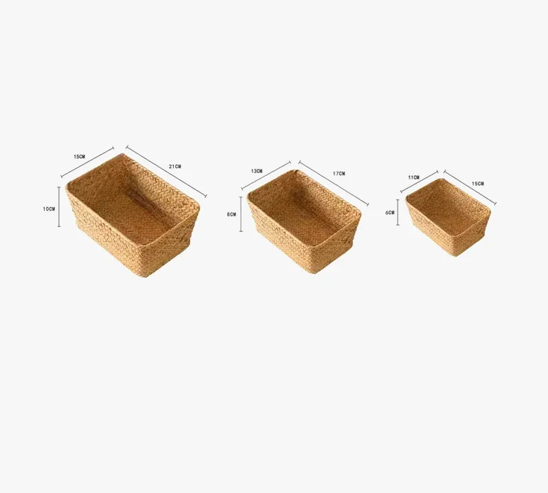 panier de rangement en osier pour cuisine et pique-nique