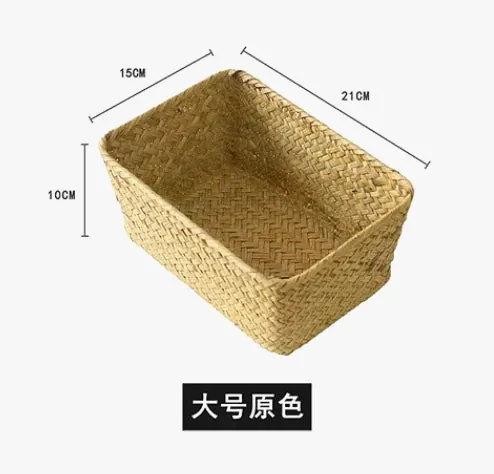 panier de rangement en osier pour cuisine et pique-nique
