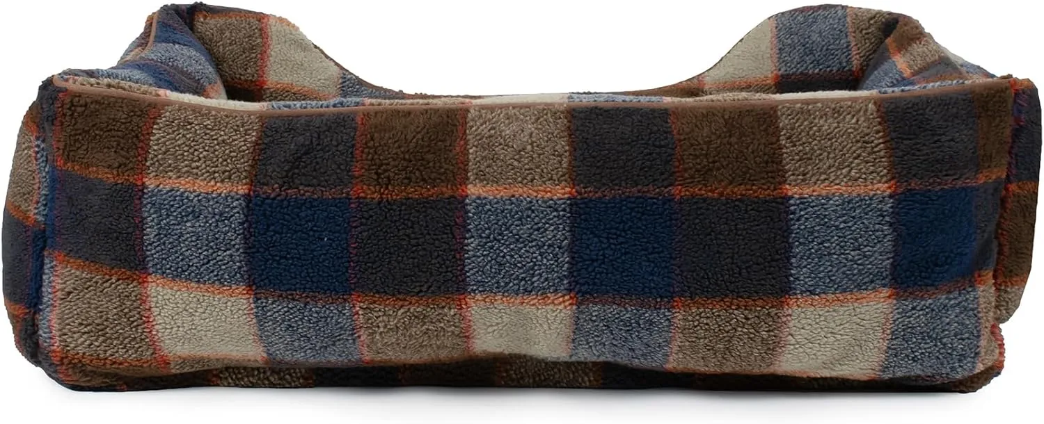 PENDLETON Berber Kuddler Dog Bed - Mountain Plaid, L