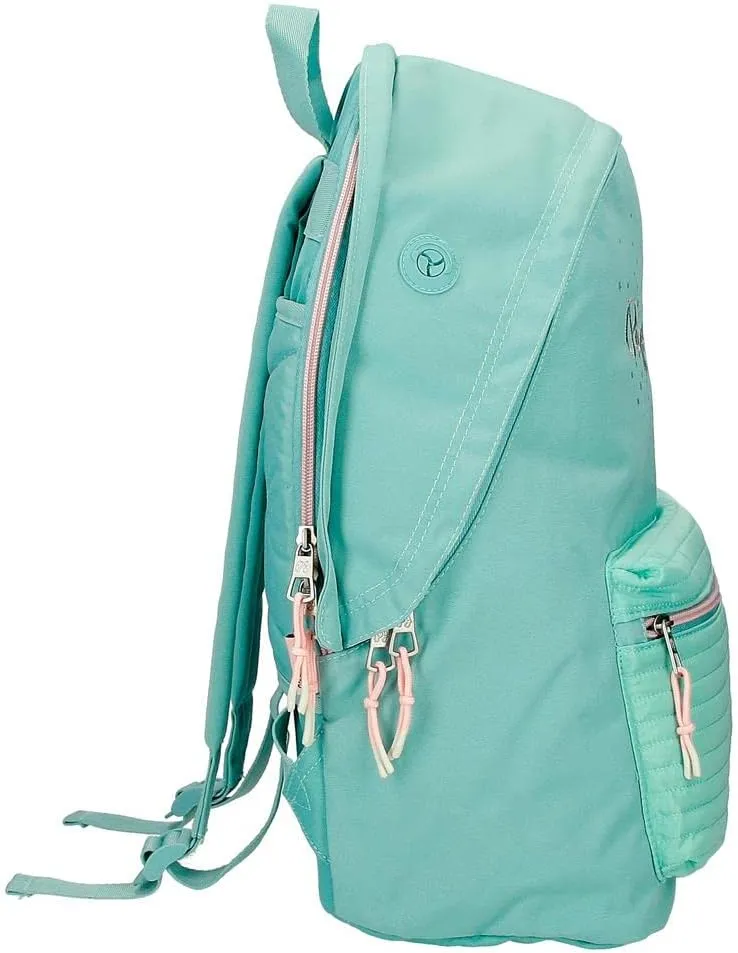 Pepe Jeans Jane Small Backpack, Blue, Double backpack