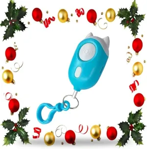 Personal Safety Alarm for Woman, Rechargeable Self Protection Alarm&Keychian 130dB with Double Emergency LED Flashlight for Woman,Men,Kids,Elderly(Christmas Packaging)