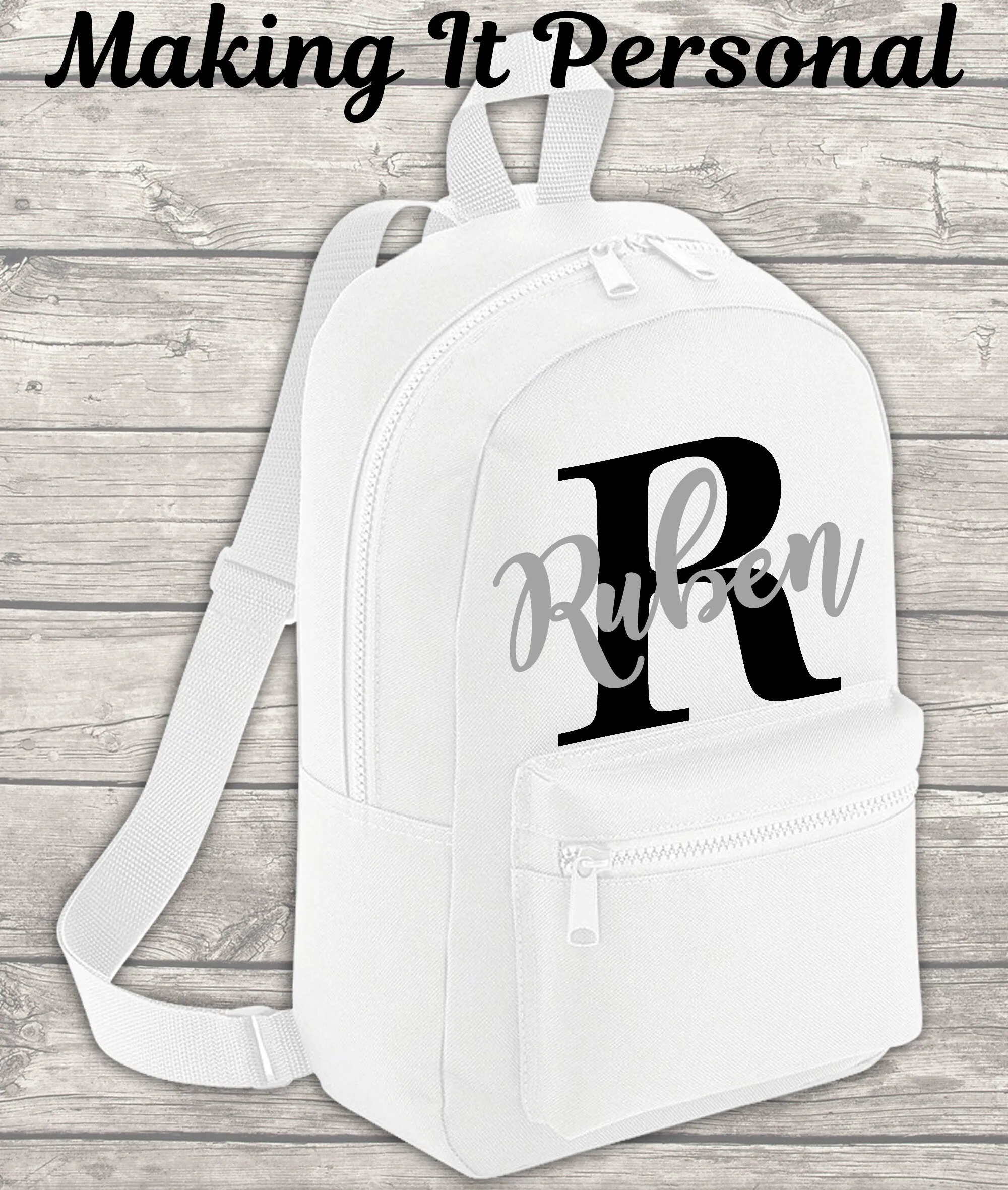 Personalised Mini Kids Initial Boys Girls Backpack Name Toddler School Nursery Bag Mini Backpack Back To School Backpack Kids Child Toddler
