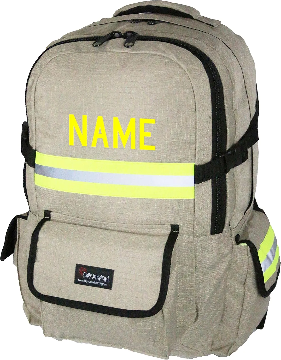 Personalized Firefighter 38L Tan Backpack