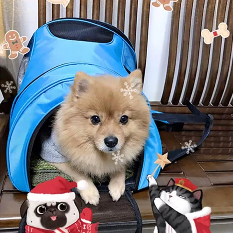 Pet Arc-Shaped Shoulder Bag Dog Outgoing Bag Cat Handbag Breathable Dog Bag Foldable Cat Bag Small Animal Travel Bag Privacy (Black, S:34X25X39CM/13.4"X9.8"X15.4")