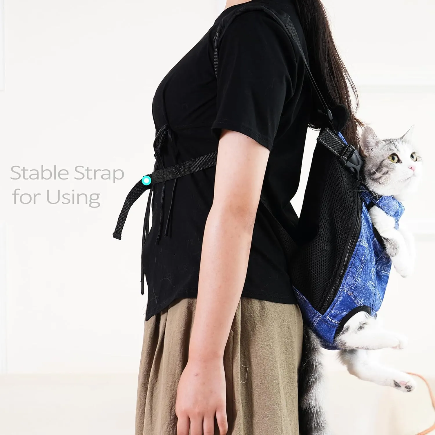 Pet Carrier Backpack Pet Tote Bags for Cats or Doggies, Portable Puppy Travel Carrier Bags, Cozy Soft Pet Puppies Carriers Slings Backpacks (Cow, X-Large (Pack of 1))