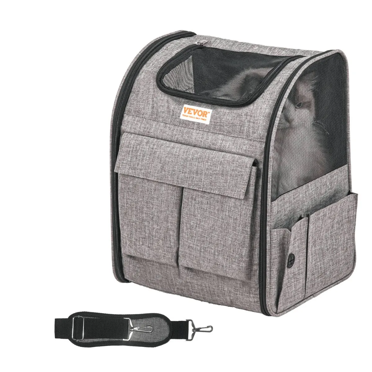 Pet Carrier with Wheels, Rolling Pet Carrier with Telescopic Handle