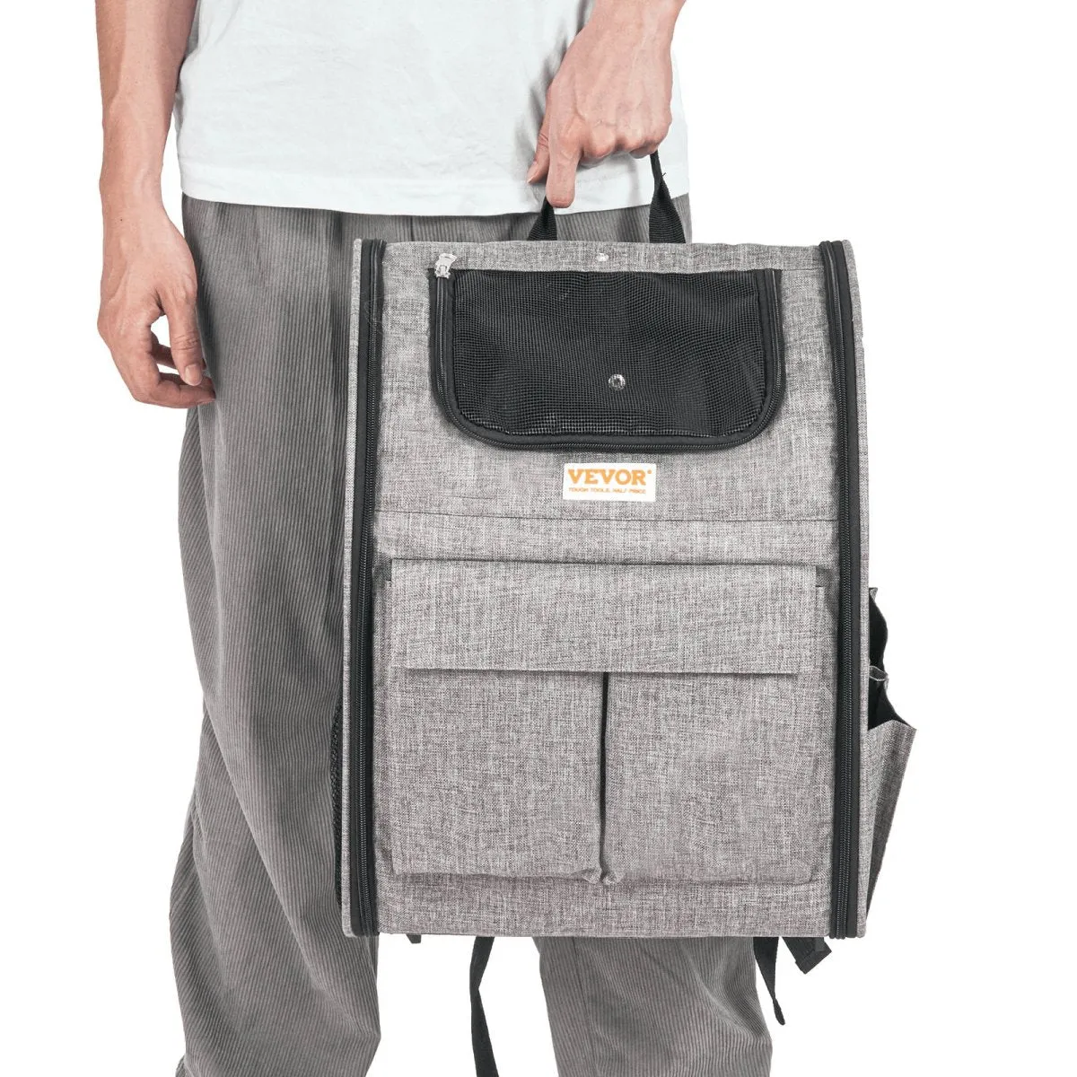 Pet Carrier with Wheels, Rolling Pet Carrier with Telescopic Handle