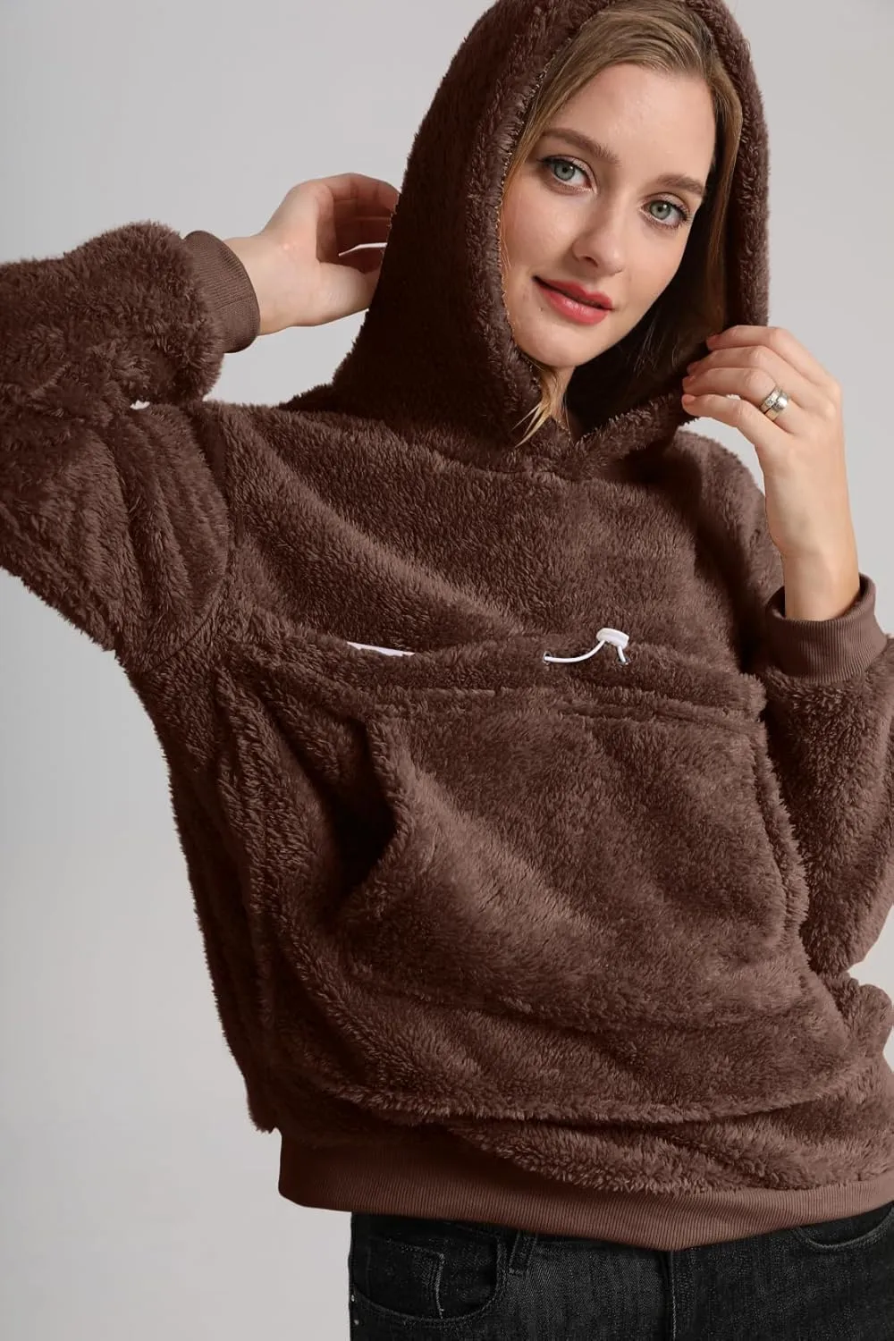 Pet Cat Dog Pouch Hoodies Small Animal Carrier – Kitten Puppy Pouch Sweatshirt Kangaroo Pocket Pullover Top
