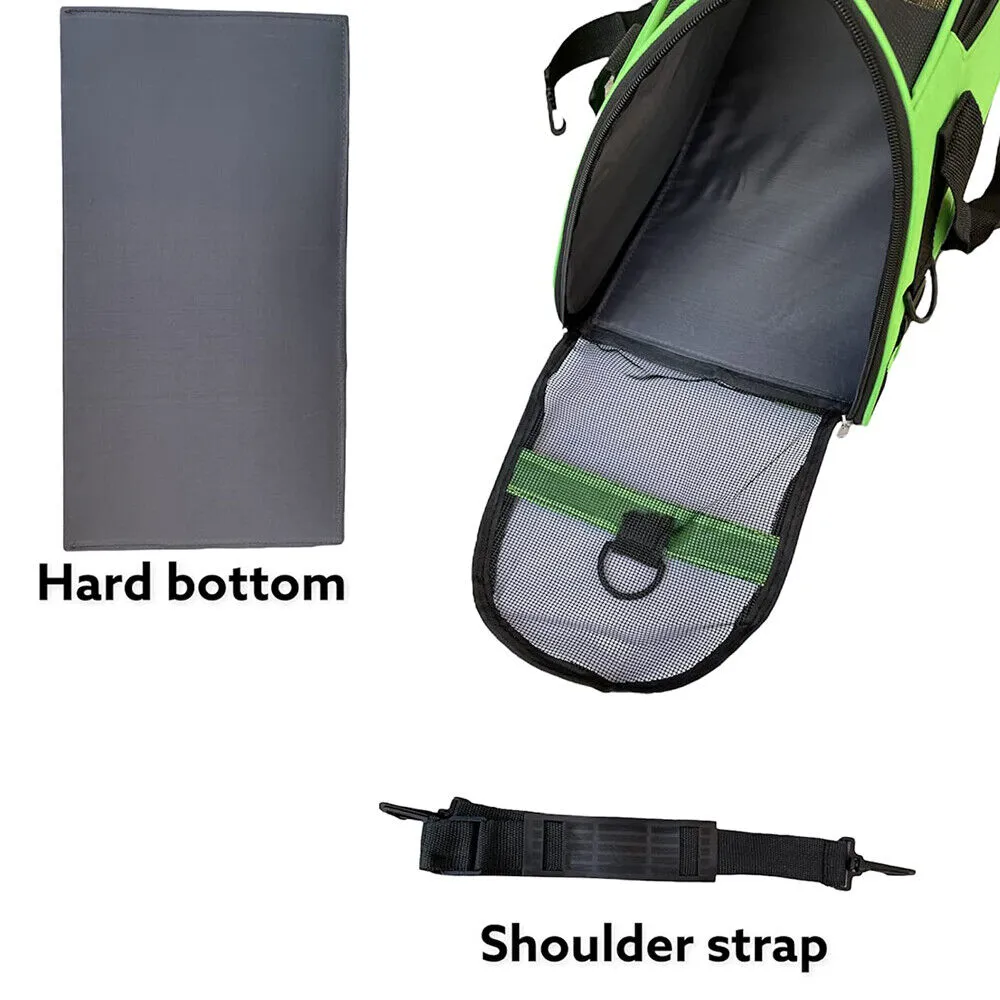 Pet Dog Cat Carrier Travel Tote Bag Comfort Case Soft Sided Airline Approved M L