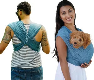 Pet K'tan Dog Sling Carrier: Hands Free for Small Dogs - #1 Pet Travel Accessory & Gift -Bond with New Puppy-Cats & Small Animals- Safe Durable Soft - Anti-Anxiety-Sized for the Human (see size chart)