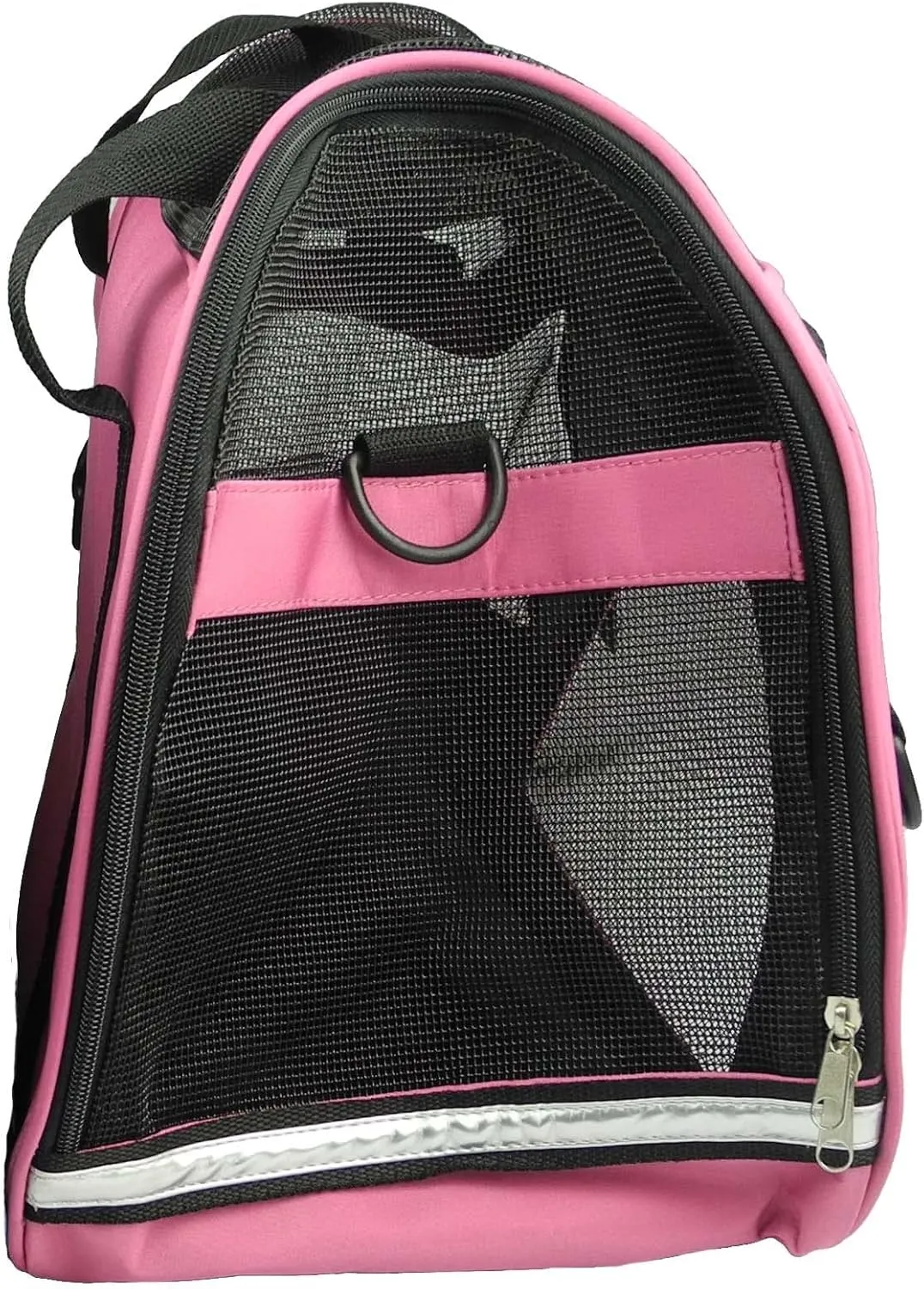 Pet Life 'Altitude-Force' Airline Pet Carrier - Sporty Zippered and Folding Collapsible Travel Cat and Dog Carrier - Travel Pet Carrier with Included Over-The-Shoulder Straps and Pet Mat