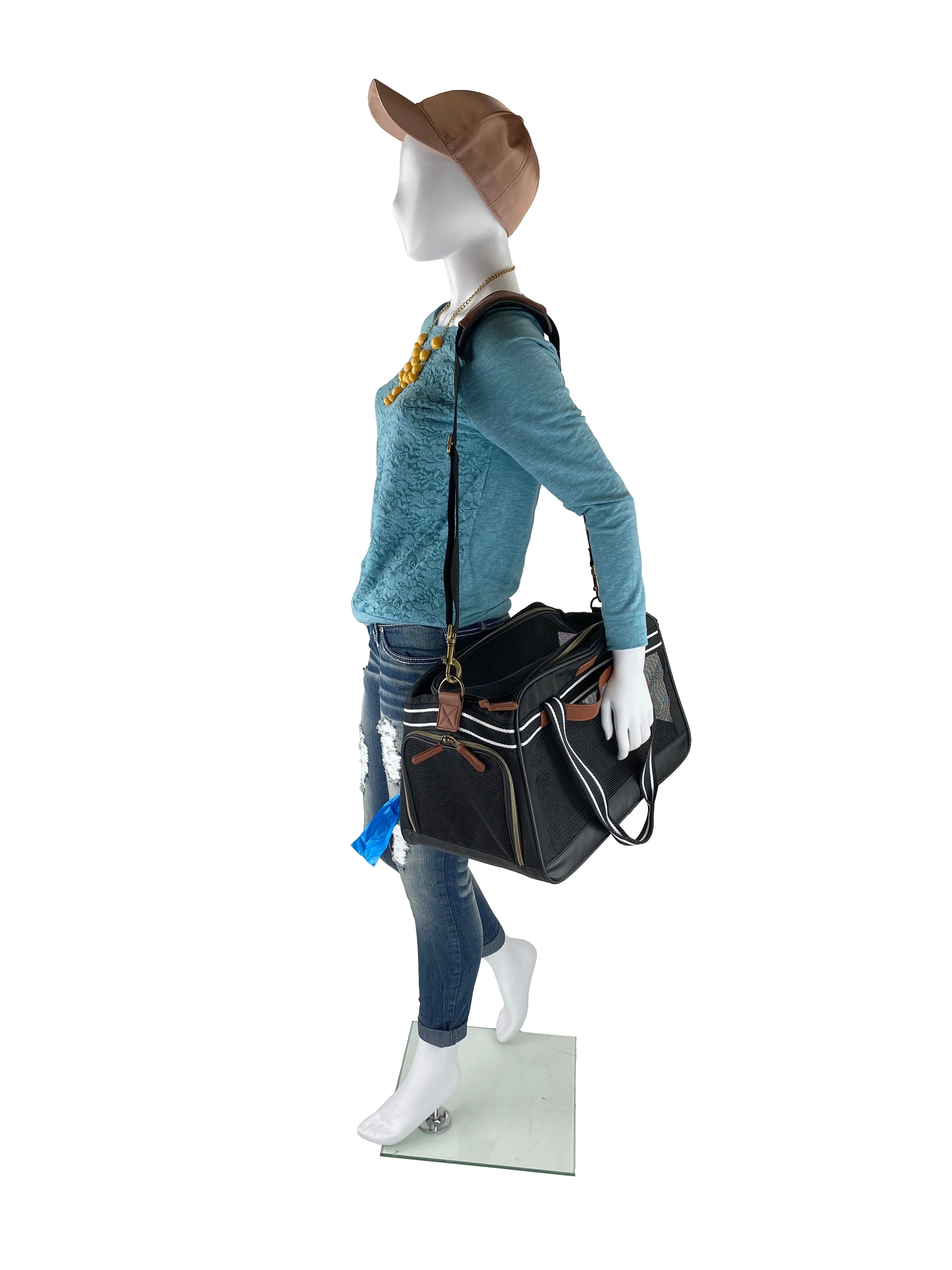 Pet Travel Carrier in Black