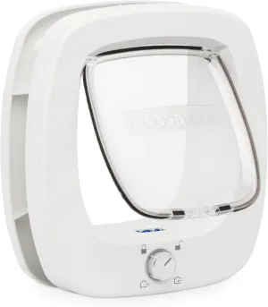 PetSafe Big Cat Door - Multi-Pet Doorway, Locking Cat Door Made For Interior & Exterior Use, Suitable for Pets Up to 25 lb, Push-&-Turn 4-Way Lock for Extra Security – Soft Close Flap for Added Safety