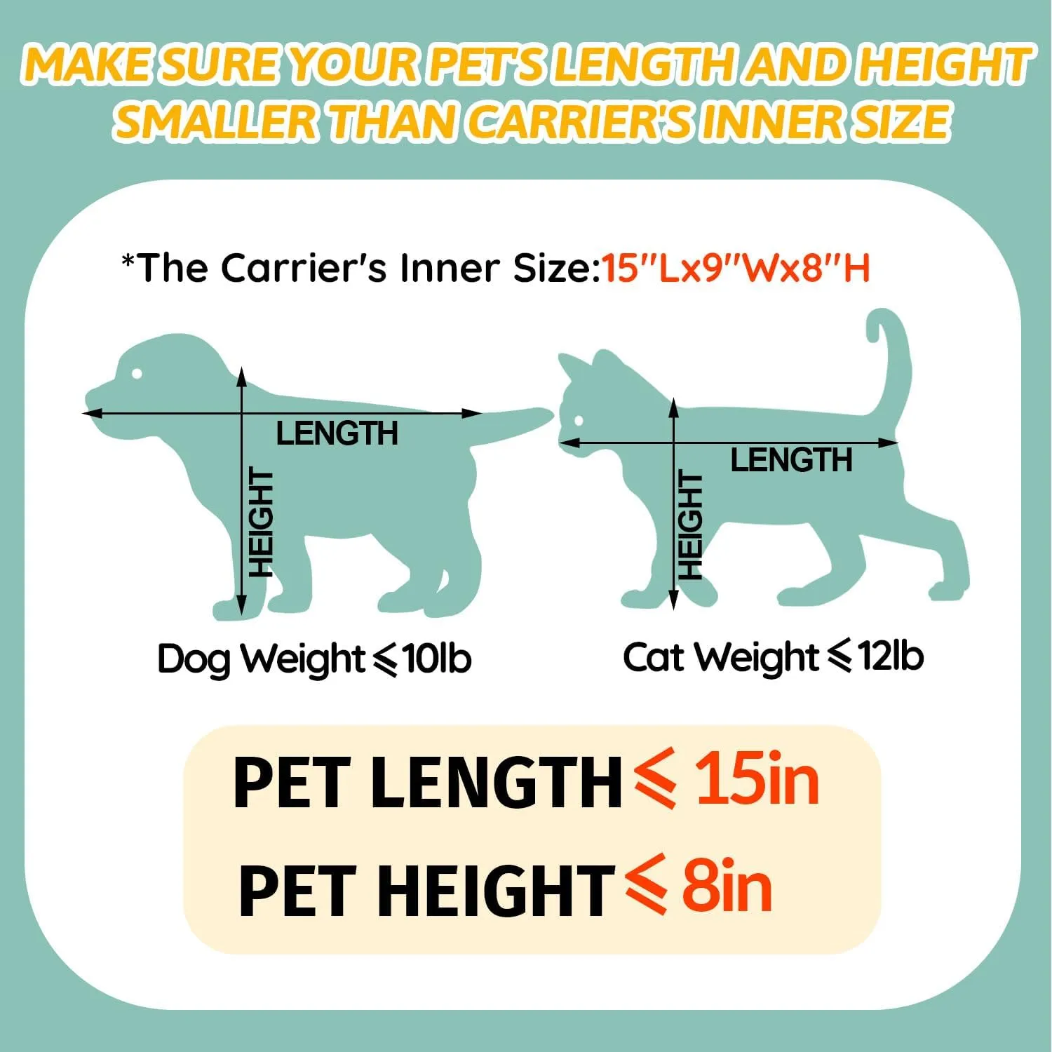 Petskd Pet Carrier 17x11x9.5 Alaska Airline Approved,Pet Travel Carrier Bag for Small Cats and Dogs, Soft Dog Carrier for 1-10 LBS Pets,Dog Cat Carrier with Safety Lock Zipper(Black)