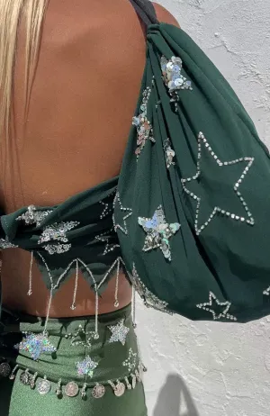 PHOENIX BACKPACK - GREEN/SILVER