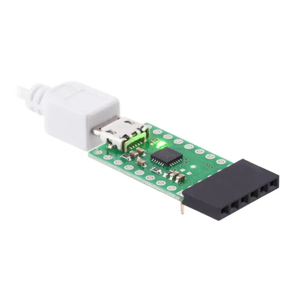 Pololu CP2102N USB-to-Serial Adapter Carrier