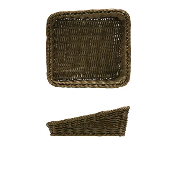 Polywicker Angled Basket 26.5 x 26.5 x 40/ 100mm pack of 1