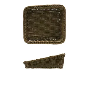 Polywicker Angled Basket 26.5 x 26.5 x 40/ 100mm pack of 1