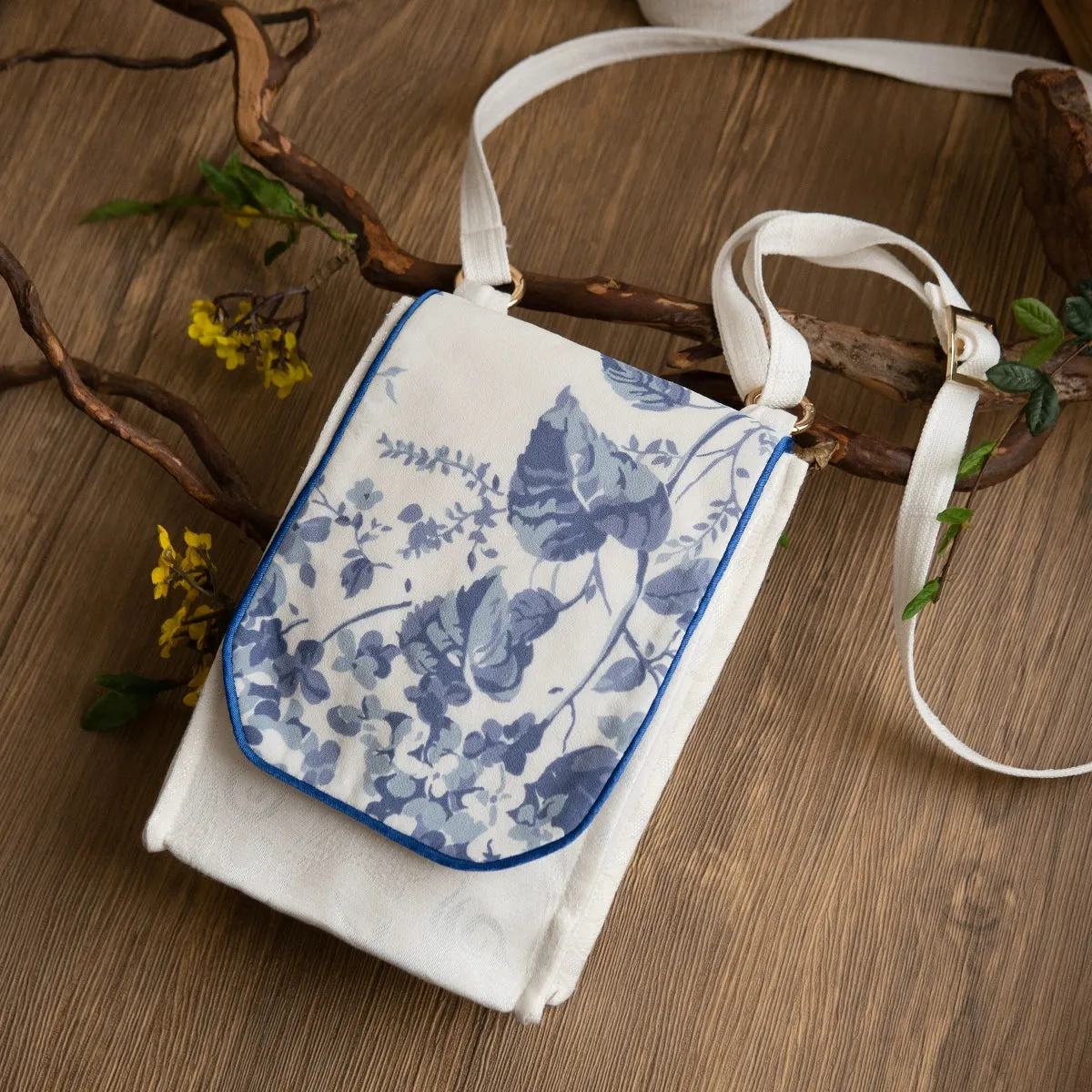 Porcelain Crossbody Phone Bag for Women