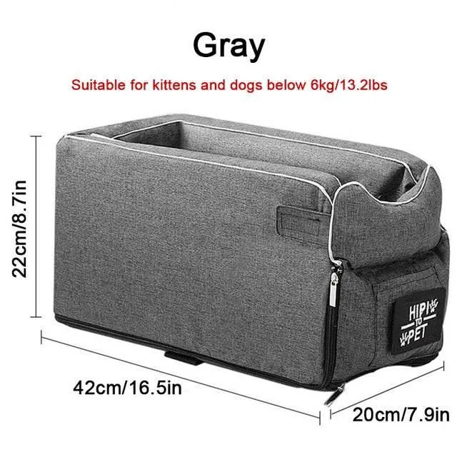 Portable Pet Carrier - Travel Tote with Cozy Bed