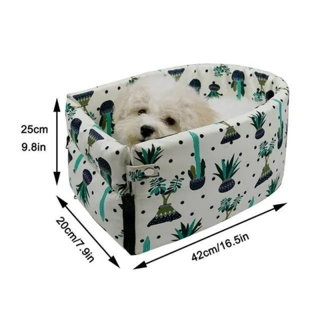 Portable Pet Carrier - Travel Tote with Cozy Bed