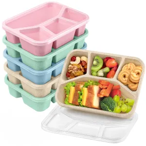 Premium Bento Lunch Box for Kids – 4-Compartment Meal Prep Container, BPA-Free, Reusable Food Storage, Cat Ear Design, Perfect for School, Picnic, Travel, and Office