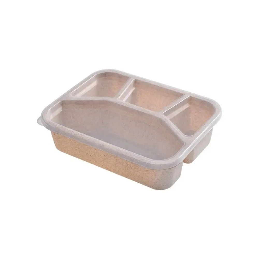 Premium Bento Lunch Box for Kids – 4-Compartment Meal Prep Container, BPA-Free, Reusable Food Storage, Cat Ear Design, Perfect for School, Picnic, Travel, and Office