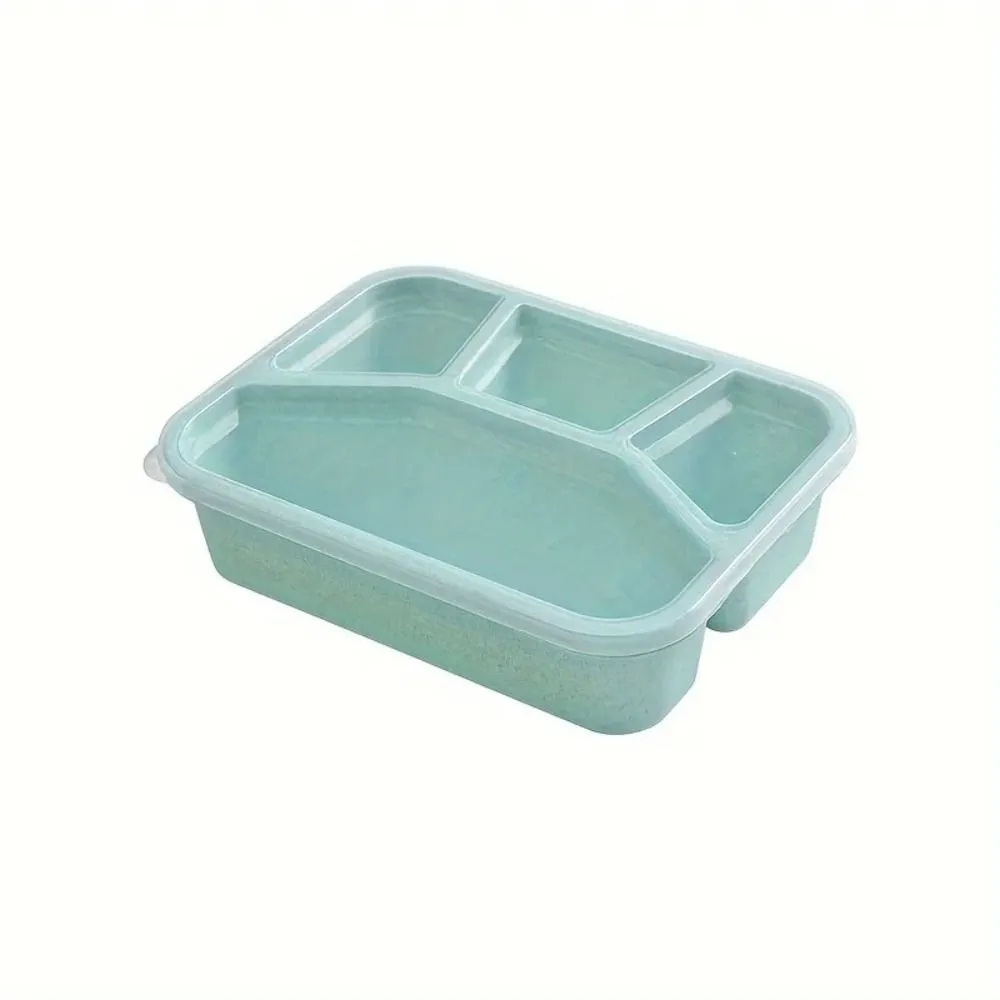 Premium Bento Lunch Box for Kids – 4-Compartment Meal Prep Container, BPA-Free, Reusable Food Storage, Cat Ear Design, Perfect for School, Picnic, Travel, and Office
