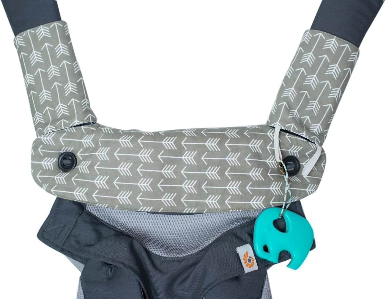 Premium Drool and Teething Reversible Cotton Pad - Fits Ergobaby Four Position 360 and Most Baby Carrier