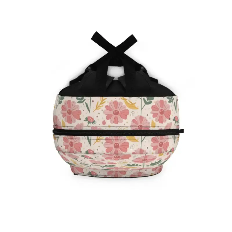 Pretty Pastel Flowers Backpack Stylish and Waterproof