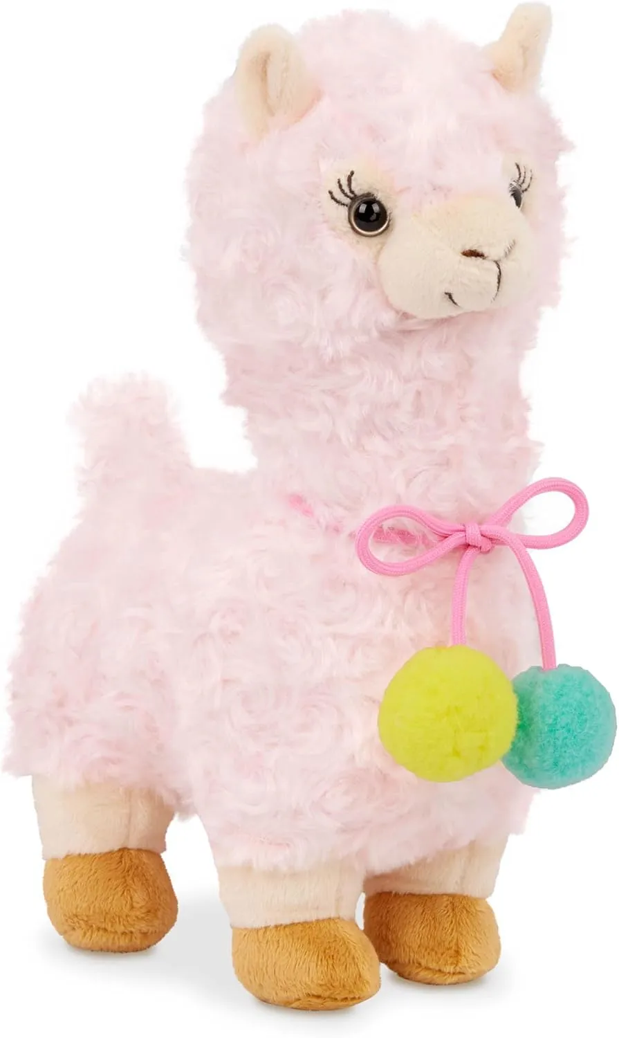 Pucci Pups Plush Llama – Stuffed Animal – Carrier Bag – Blue Comb & Bottle – Kids 3 Years  