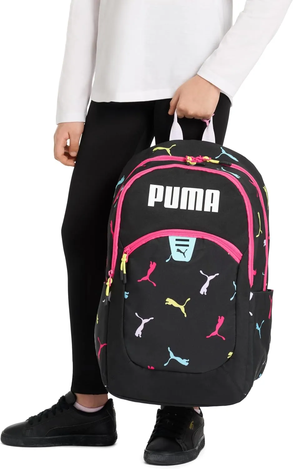 PUMA Unisex Kid's Rally 300 Backpack, Magic Rose Heather, Large