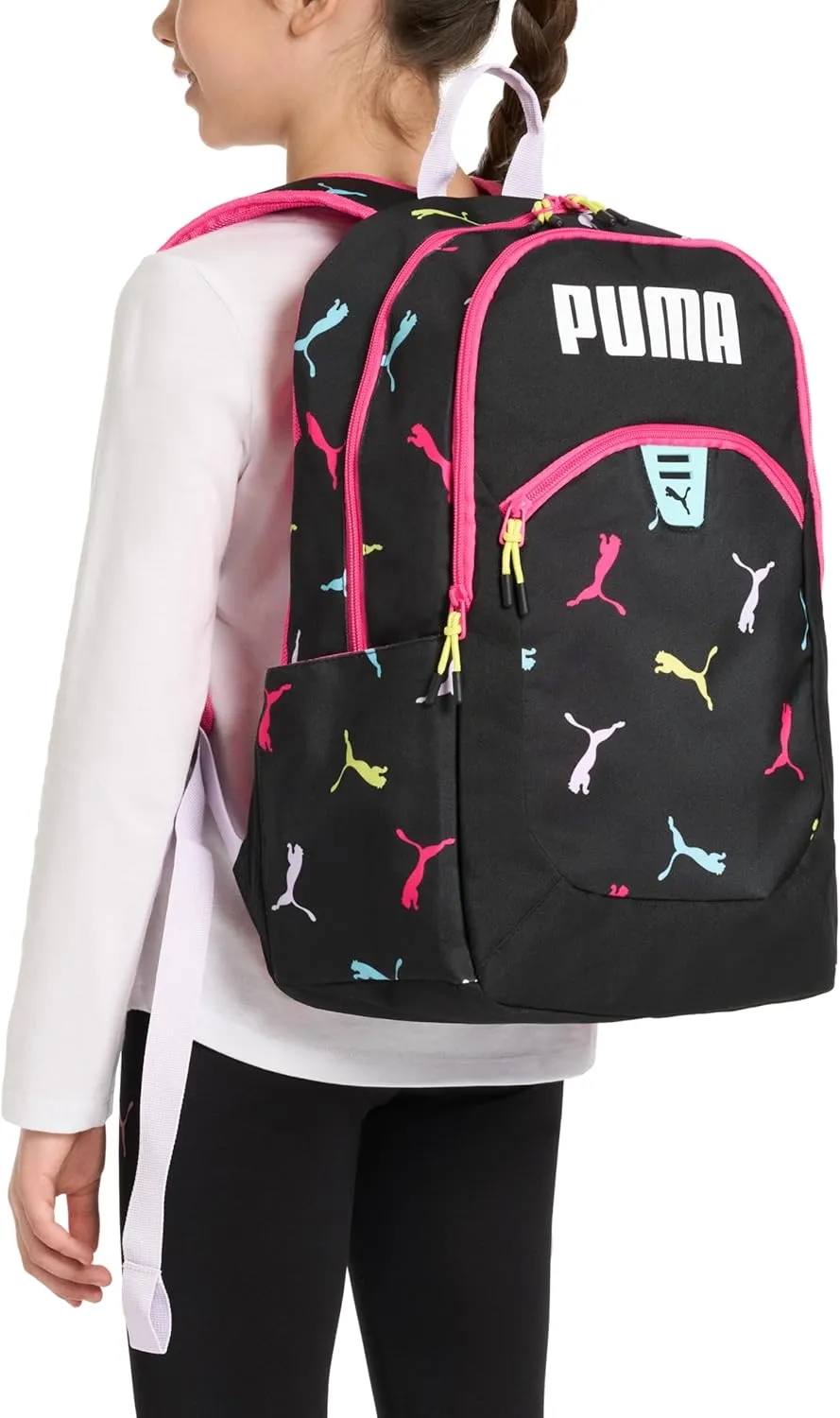 PUMA Unisex Kid's Rally 300 Backpack, Modern Mint/New Navy, Large