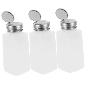 Pump Container for Nail Polish 5pcs Portable Hand Washing Bottle Lotion Dispenser Bottle Plastic Refillable Pump Dispenser