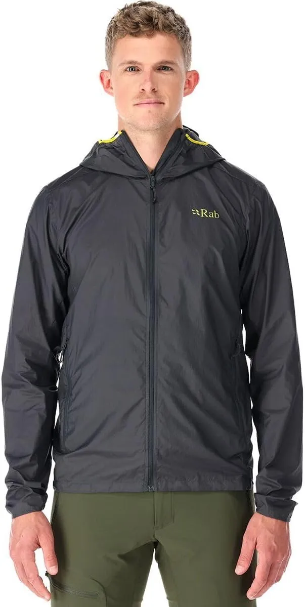 Rab Men's Vital Hoody Ultralight Windproof Shell Jacket for Hiking, Trail Running, & Climbing