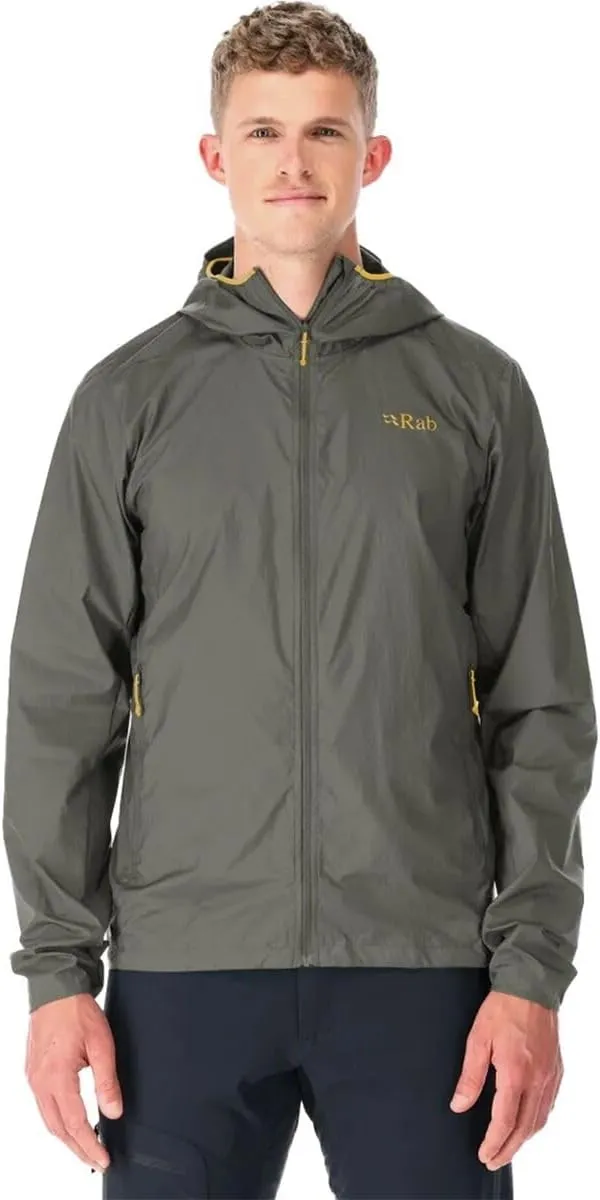 Rab Men's Vital Hoody Ultralight Windproof Shell Jacket for Hiking, Trail Running, & Climbing