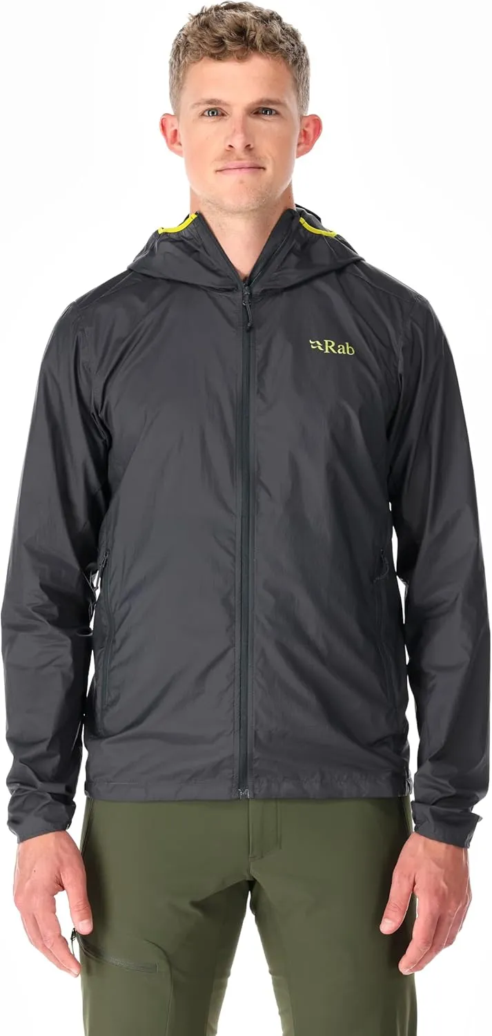 Rab Men's Vital Hoody Ultralight Windproof Shell Jacket for Hiking, Trail Running, & Climbing