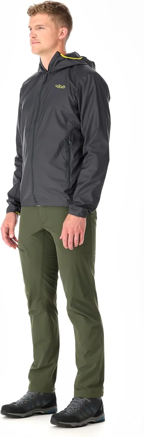 Rab Men's Vital Hoody Ultralight Windproof Shell Jacket for Hiking, Trail Running, & Climbing