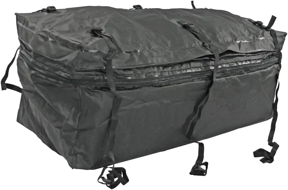Rage Powersports Elevate Outdoor 60" Waterproof Hitch Cargo Carrier Rack Bag with Expandable Height