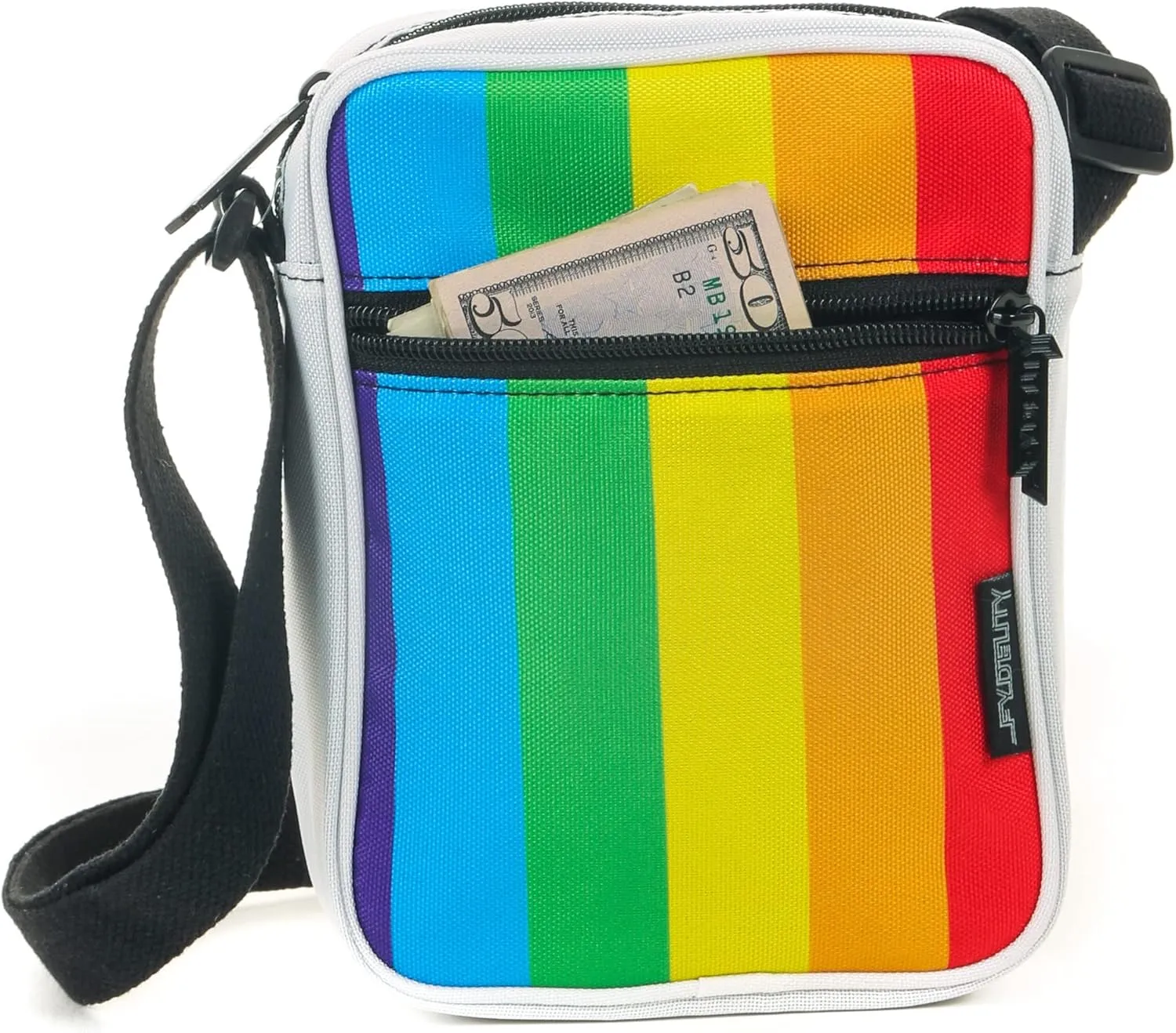 Rainbow Purse- Rainbow Pride Crossbody Bags for Women Trendy | Cute Mens Pride Fanny Pack, Small Crossbody Sling Bag for Women, Rave Cross Body Festival Packs, Pride Travel Accessories 4 Men
