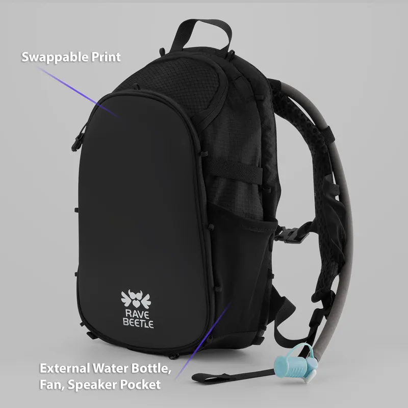 RaveBeetle Elytra Hydration Pack   Aura Reflector