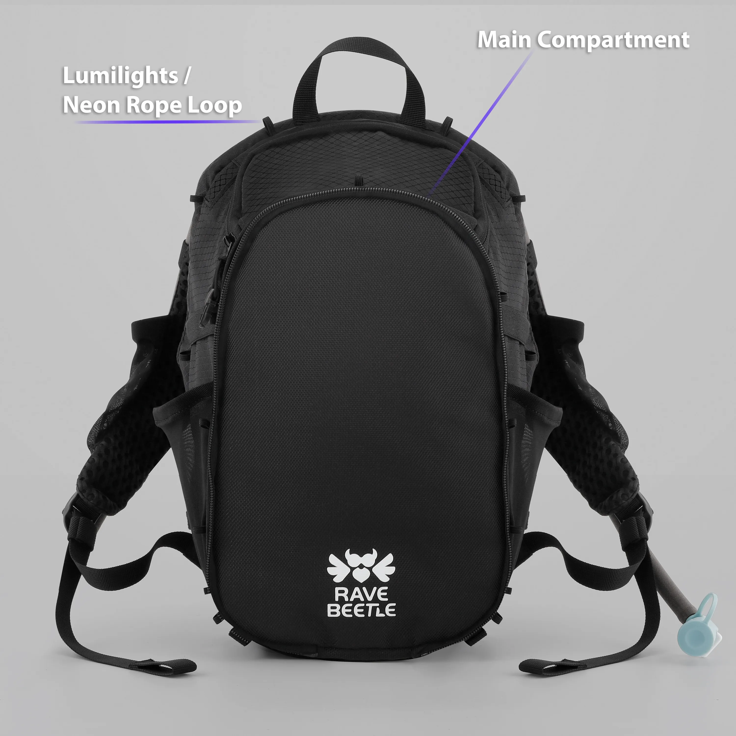 RaveBeetle Elytra Hydration Pack   Aura Reflector